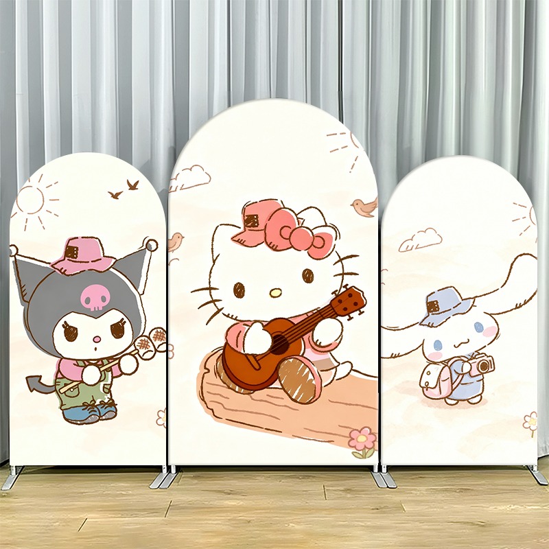 Outdoor Adventure Background - 2D Düz Kemerli Arka Plan Örtüsü