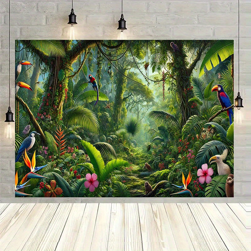Outdoor Adventure Background - 1 adet Orman Macerası Arka Plan