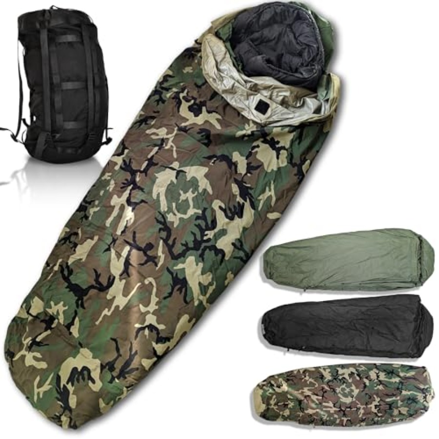 Bivy Sack Lightweight - Soğuk hava koşulları için askeri uyku