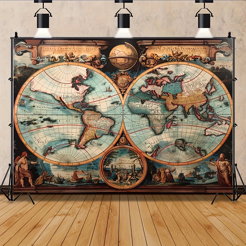 1. vintage deniz macerası arka - Outdoor Adventure Background incelemesi ve fiyatı