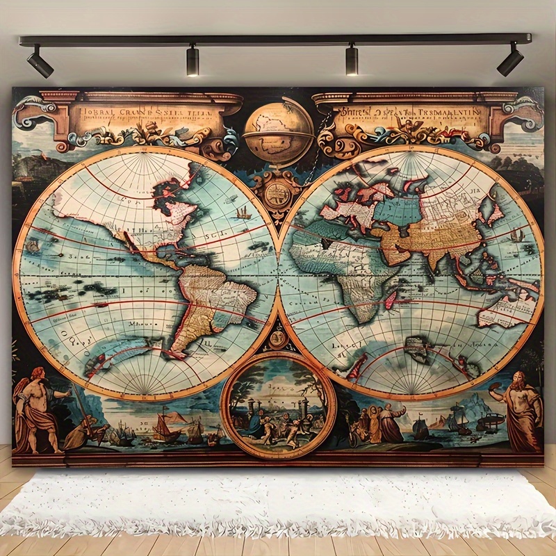 1. vintage deniz macerası arka - Outdoor Adventure Background incelemesi ve fiyatı