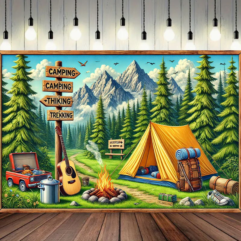 1 kamp ve açık hava macera ark - Outdoor Adventure Background incelemesi ve fiyatı